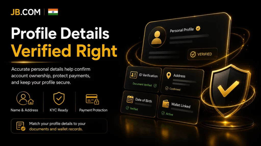 JB.COM verified profile details and payment security